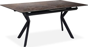Кухонный раскладной стол Бордо 2CX 160х90 (Oxide Moro/Графит) в Махачкале - предосмотр