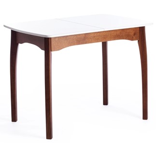 Раздвижной стол Caterina, бук/мдф, 100+30x70x75, коричневый, белый арт.15856 в Махачкале