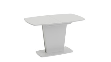 Кухонный раскладной стол Честер тип 2, цвет Белый/Стекло белый глянец в Махачкале - предосмотр