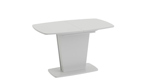 Кухонный раскладной стол Честер тип 2, цвет Белый/Стекло белый глянец в Махачкале - изображение
