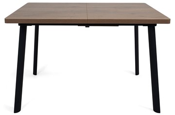 Обеденный раздвижной стол Дали-1L(ноги черные, дуб табако) в Махачкале - предосмотр 1