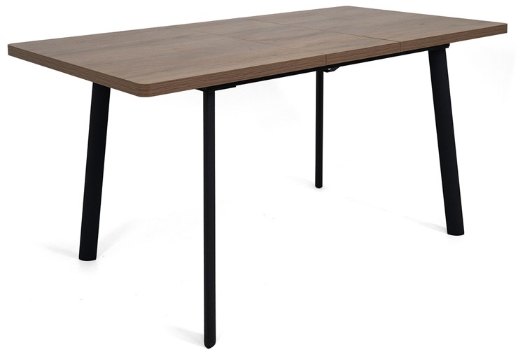 Обеденный раздвижной стол Дали-1L(ноги черные, дуб табако) в Махачкале - изображение 3