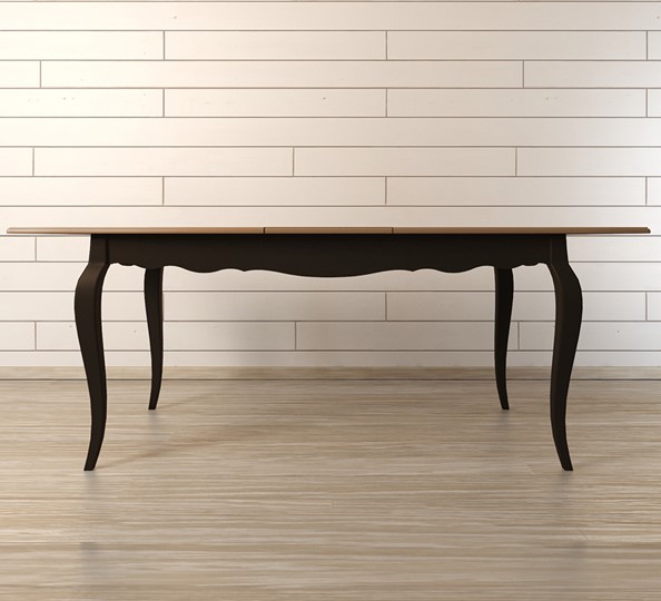 Кухонный стол раздвижной Leontina (ST9338BLK) Черный в Махачкале - изображение 1