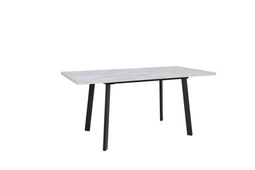 Обеденный раздвижной стол Робин, опоры прямые, цемент светлый в Махачкале - предосмотр 2