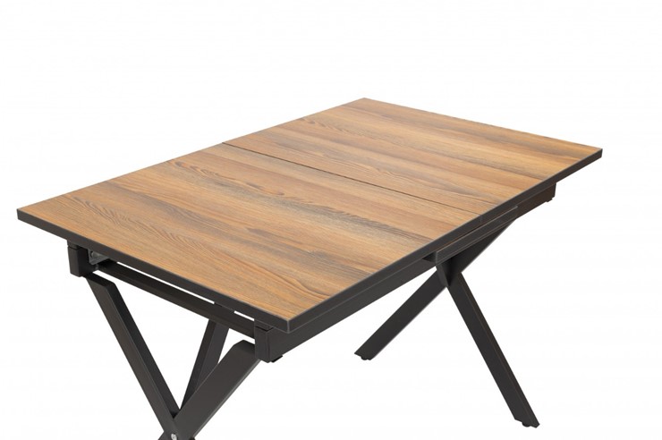 Кухонный раздвижной стол Стайл № 11 (1100/1500*700 мм.) столешница пластик, форма Форте, с механизмом бабочка в Махачкале - изображение 1