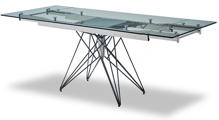 Раздвижной стол T-041 (140) прозрачный в Махачкале - изображение 3