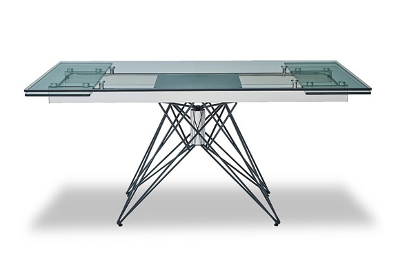 Раздвижной стол T-041 (140) прозрачный в Махачкале - изображение