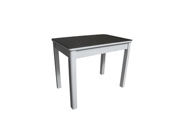 Кухонный стол раскладной Айсберг-1СТ белое-черное в Махачкале - предосмотр