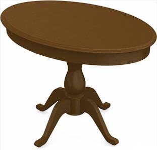 Стол раздвижной Фабрицио-1 исп. Эллипс, Тон 2 Покраска + патина с прорисовкой (на столешнице) в Махачкале