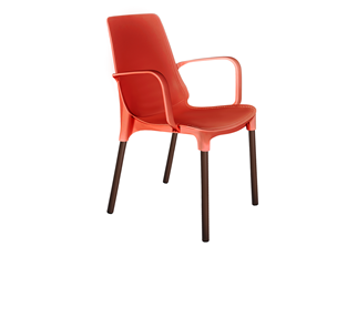Обеденный стул SHT-ST76/S424 (красный/коричневый муар) в Махачкале