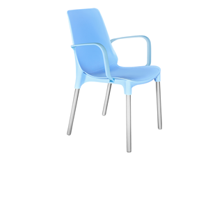 Обеденный стул SHT-ST76/S424 (голубой/хром лак) в Махачкале