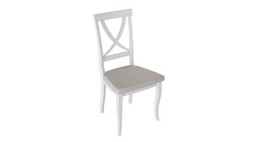 Кухонный стул Лион 2 (Белый матовый/тк № 110) в Махачкале