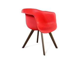 Обеденный стул SHT-ST31/S39 (красный/темный орех) в Махачкале