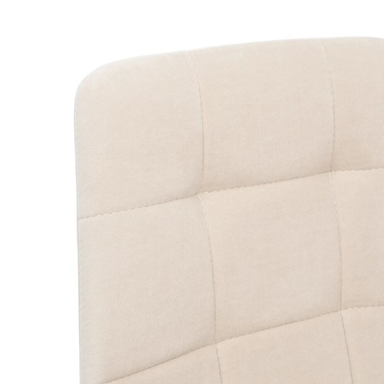 Обеденный стул Leset Скай (Металл белый/велюр песок) в Махачкале - изображение 6