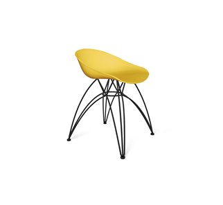 Обеденный стул SHT-ST19/S112 (желтый/черный муар) в Махачкале