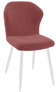 Мягкий стул 239 розовый, ножки белые в Махачкале