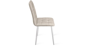 Обеденный стул Аспен К1С (Белый матовый/Микровелюр Duna Brilliant) в Махачкале - предосмотр 1