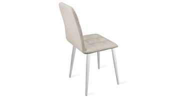 Обеденный стул Аспен К1С (Белый матовый/Микровелюр Duna Brilliant) в Махачкале - предосмотр 2