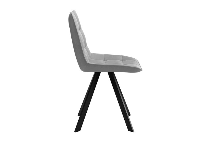 Обеденный стул DikLine 229 поворотный, B22 GREY, ножки черные в Махачкале - изображение 1