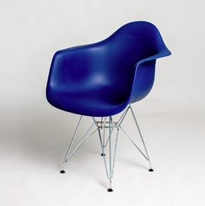 Обеденный стул DSL 330 Chrom (темно-синий) в Махачкале