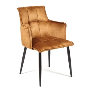 Обеденный стул SASKIA (mod. 8283) 55х61х85 коричневый (G-062-61)/черный в Махачкале