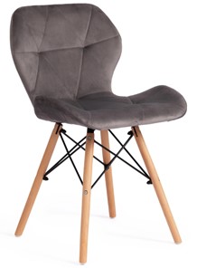 Кухонный стул STUTTGART (mod. 74) 50х47х73 серый (HLR 24)/натуральный арт.17222 в Махачкале