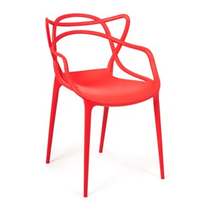 Стул обеденный Cat Chair (mod.028) пластик, 54,5*56*84 красный, арт.14102 в Махачкале