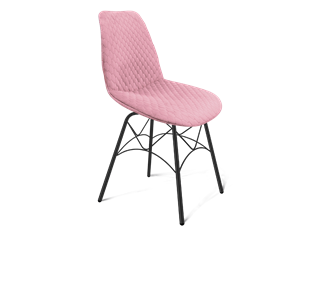 Обеденный стул SHT-ST29-С22 / SHT-S107 (розовый зефир/черный муар) в Махачкале