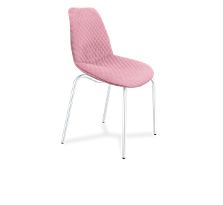 Обеденный стул SHT-ST29-С22 / SHT-S130 HD (розовый зефир/хром лак) в Махачкале