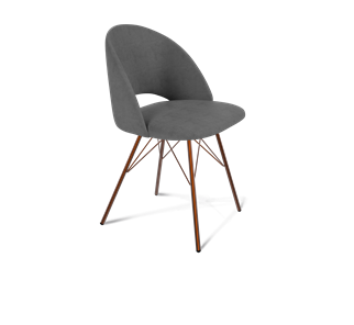 Обеденный стул SHT-ST34 / SHT-S37 (платиново-серый/медный металлик) в Махачкале