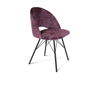 Обеденный стул SHT-ST34 / SHT-S37 (вишневый джем/черный муар) в Махачкале