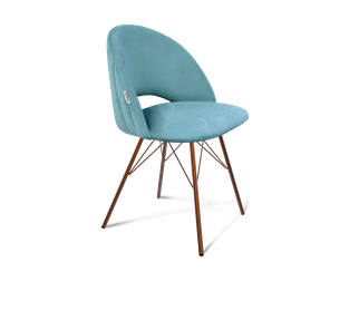 Обеденный стул SHT-ST34-1 / SHT-S37 (голубая пастель/медный металлик) в Махачкале