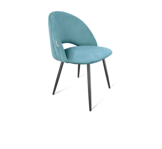 Обеденный стул SHT-ST34-1 / SHT-S95-1 (голубая пастель/черный муар) в Махачкале