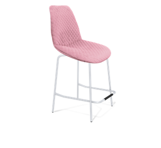 Полубарный стул SHT-ST29-С22 / SHT-S29P-1 (розовый зефир/хром лак) в Махачкале