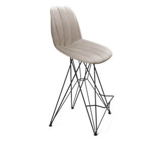 Полубарный стул SHT-ST29-С22 / SHT-S66-1 (лунный камень/черный муар) в Махачкале