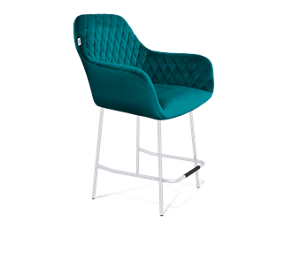 Полубарный стул SHT-ST38 / SHT-S29P-1 (альпийский бирюзовый/хром лак) в Махачкале