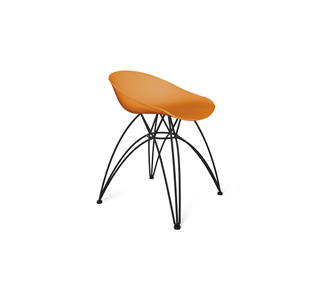 Обеденный стул SHT-ST19/S112 (оранжевый/черный муар) в Махачкале