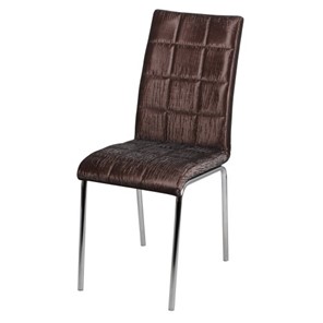 Мягкий стул Каре СРП-041 Люкс коричневый в Махачкале