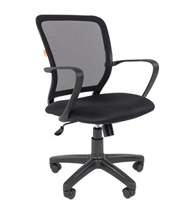 Офисное кресло CHAIRMAN 698 black, ткань, цвет черный в Махачкале