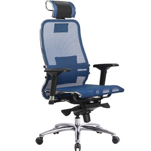 Офисное кресло Samurai S-3.04, синий в Махачкале - предосмотр