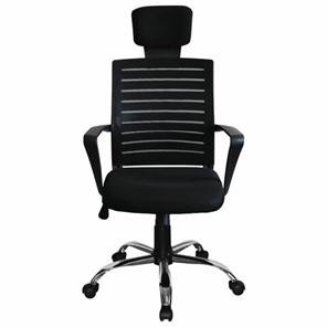Офисное кресло Brabix Victory MG-016 (подголовник, хром, черное) 531924 в Махачкале