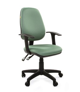 Кресло офисное CHAIRMAN 661 Ткань стандарт 15-158 зеленая в Махачкале - предосмотр