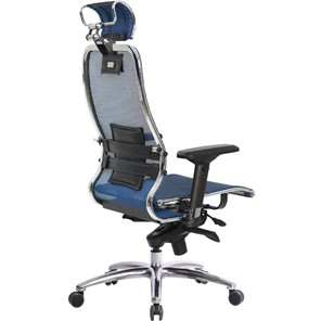 Офисное кресло Samurai S-3.04, синий в Махачкале - предосмотр 3