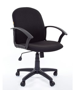 Кресло компьютерное CHAIRMAN 681 Ткань C-3 черное в Махачкале - предосмотр