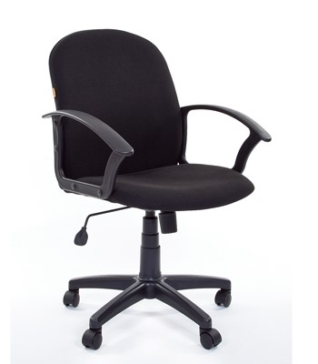Кресло компьютерное CHAIRMAN 681 Ткань C-3 черное в Махачкале - изображение