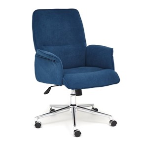 Кресло компьютерное YORK флок, синий, арт.13862 в Махачкале