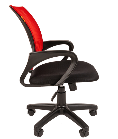 Кресло компьютерное CHAIRMAN 696 black Сетчатый акрил DW69 красный в Махачкале - изображение 1