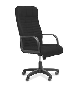 Офисное кресло для руководителя Атлант, ткань TW / черная в Махачкале