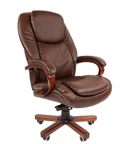 Кресло офисное CHAIRMAN 408, коричневый в Махачкале - предосмотр