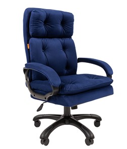 Кресло компьютерное CHAIRMAN 442 Ткань синий в Махачкале - предосмотр